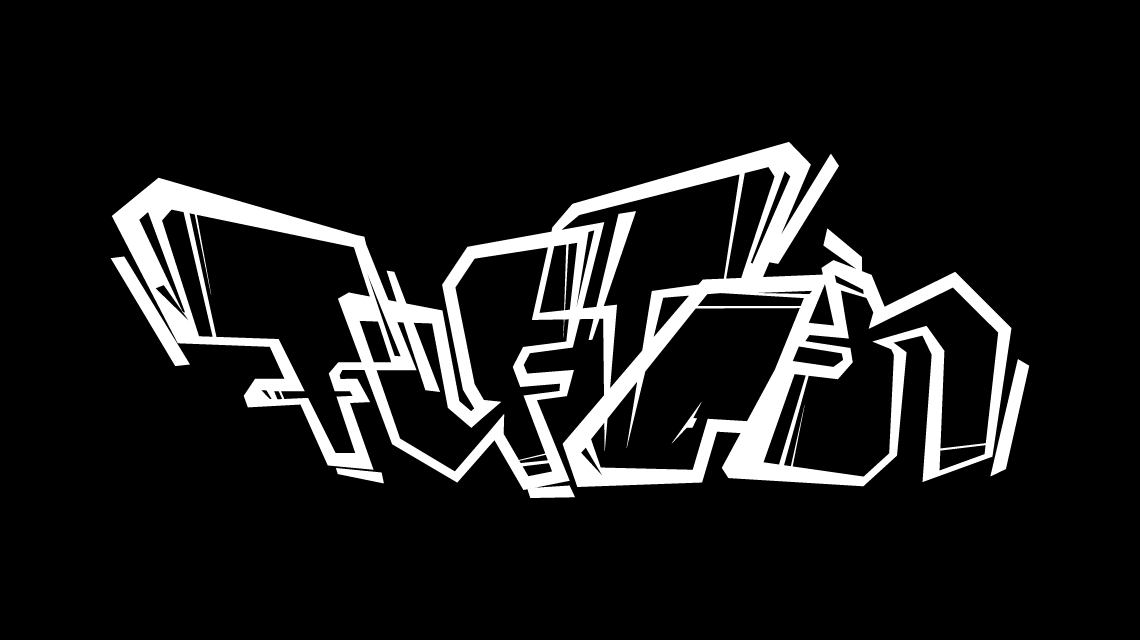 Typographie Graffiti vectoriel